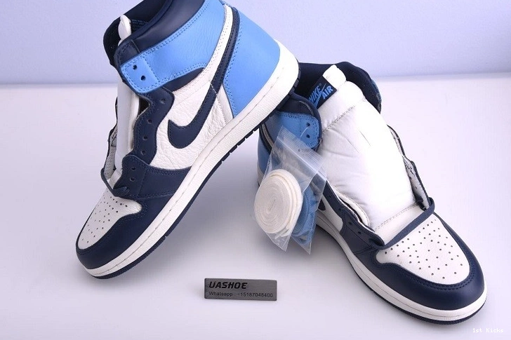  Leather Jordan 1 Retro 555088-140 High UNC 0924